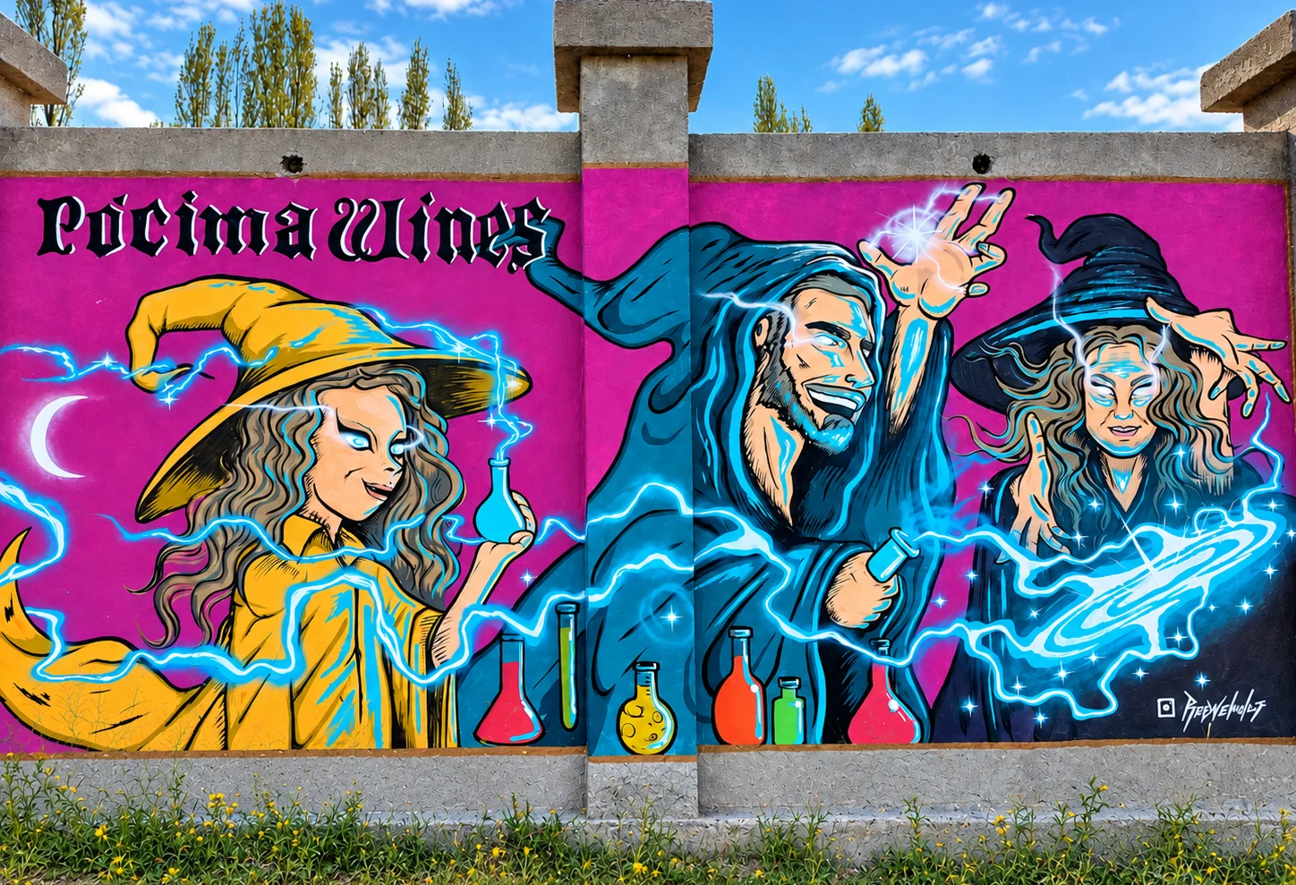 Mural de Pócima Wines